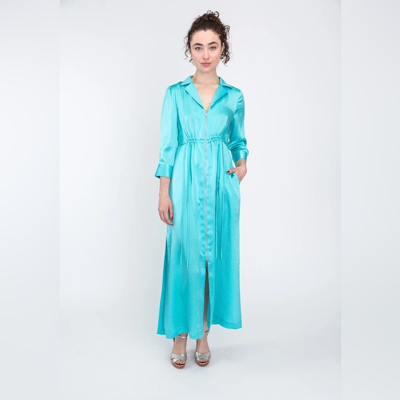 Maria Cecilia Dresses & Skirts - Maria Cecilia NYC Aqua Baroness Dress
